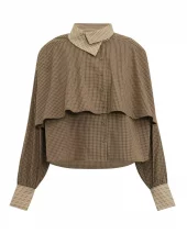 ChalineGO Shirt - Brown Checks