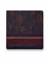 Amuse Eloise Skjerf - Navy Paisley Print
