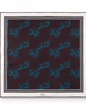 Amuse Greta Skjerf - Bury/Navy/Green Print