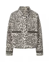 Ova Jacket - Grey Leopard