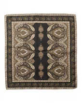 Scarf slik, small - Black