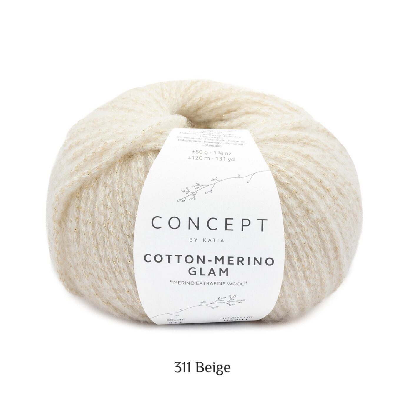 Cotton-Merino Galm 311 Beige