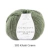 Cotton-Merino Galm 303 Khaki grønn