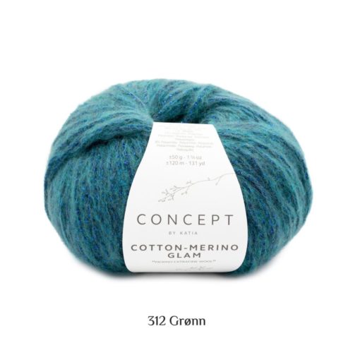 Cotton-Merino Galm 312 Grønn