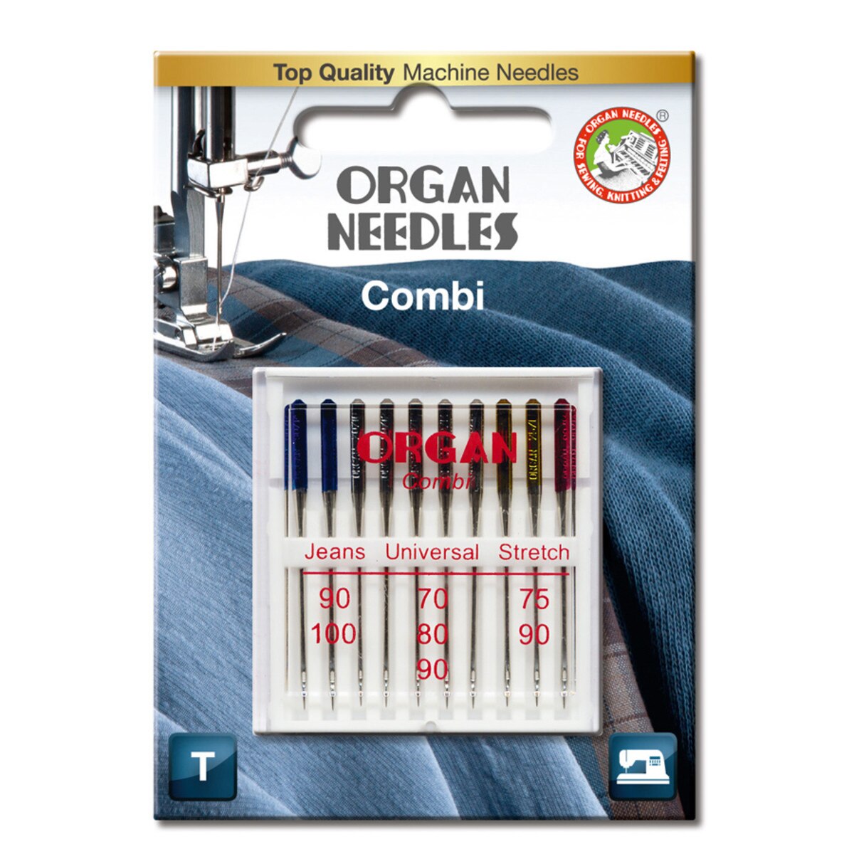 Symaskinnåler Combibox - Organ