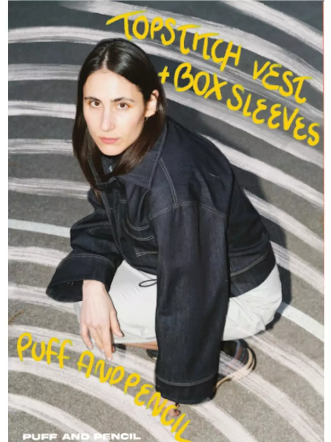 Top Stitch Vest + Box Sleeves - XXS-XXL - Puff & Pencil