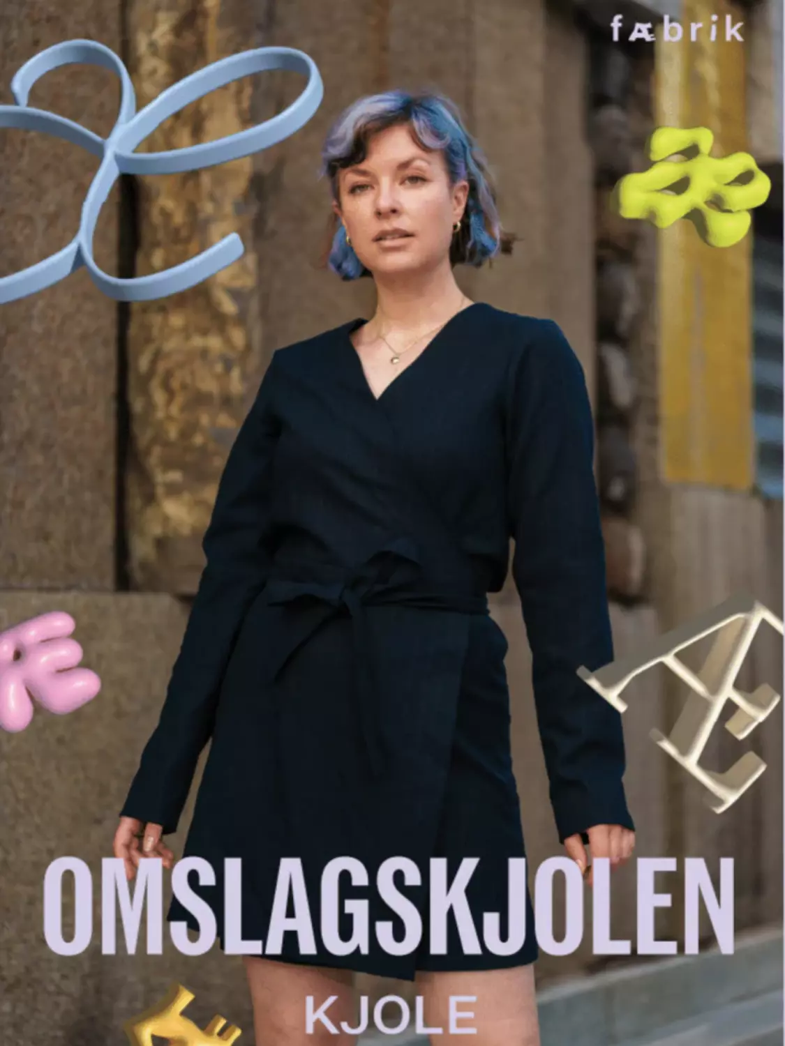 Omslagskjolen - XXS-3XL -  Fæbrik