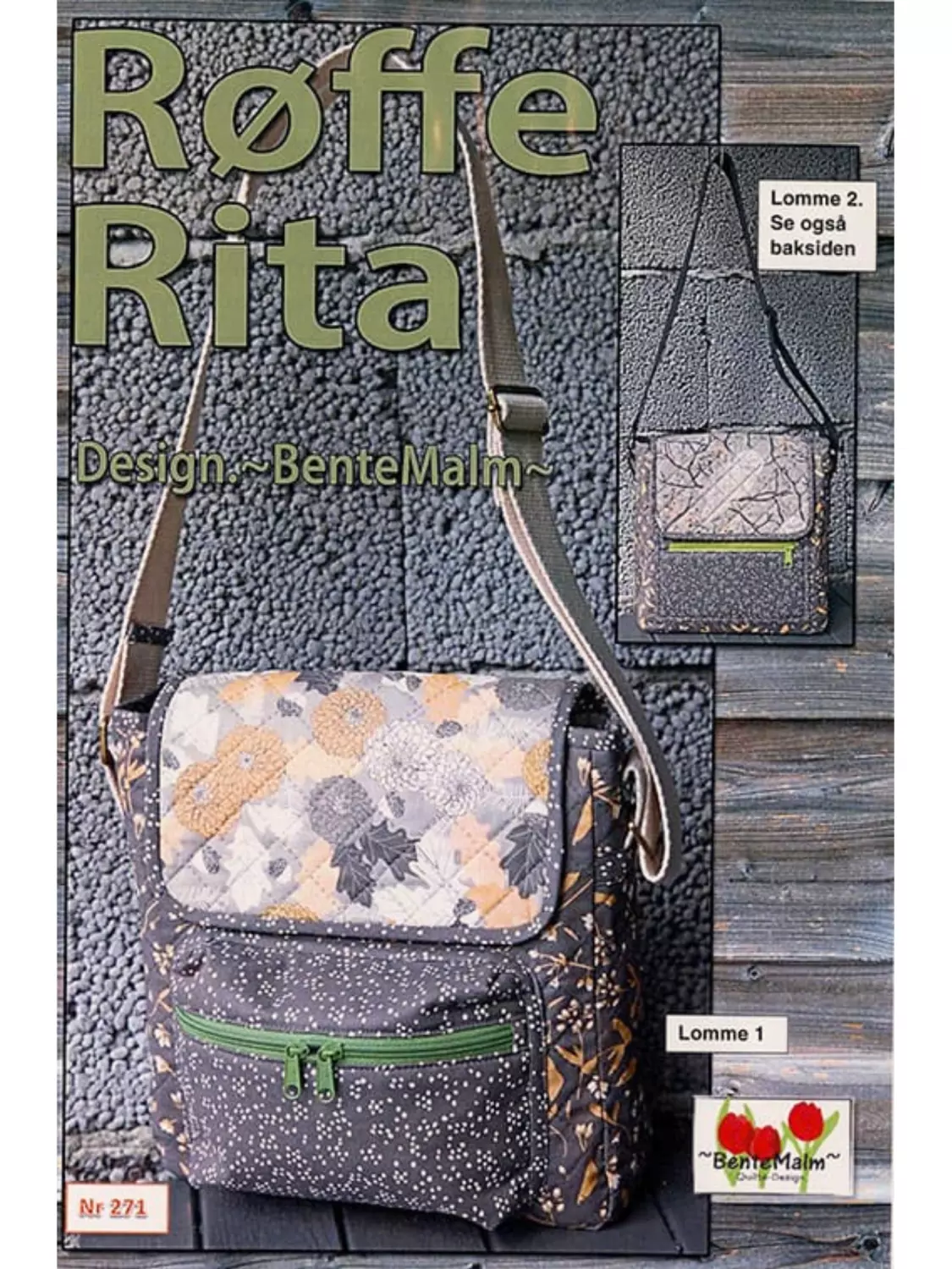 Røffe Rita - skulderveske - Bente Malm