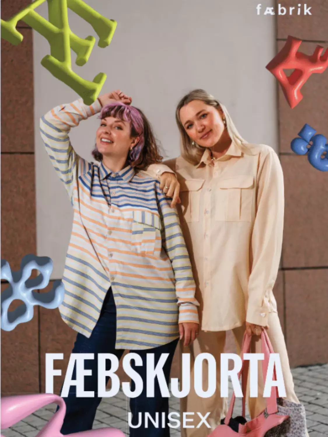 Fæbskjorta, Unisex - 2XS-3XL - Fæbrik