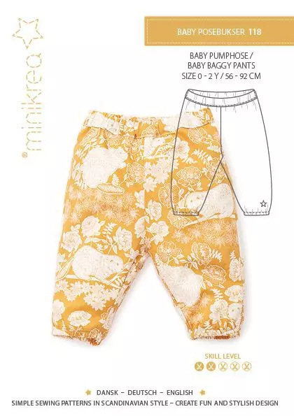 Baby posebukse - 0-2 år - Minikrea 118