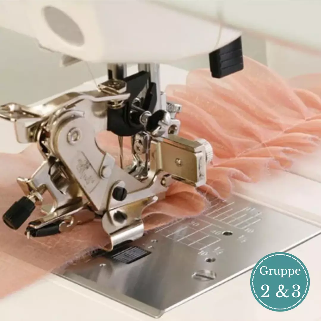 Rynke- & Plisseapparat - Snap On - Gruppe 2 & 3 - Janome