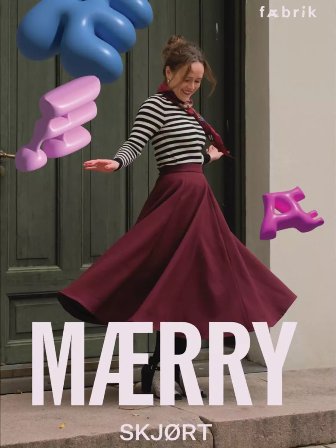 Mærry - Svingskjørt - XXS-3XL - Fæbrik