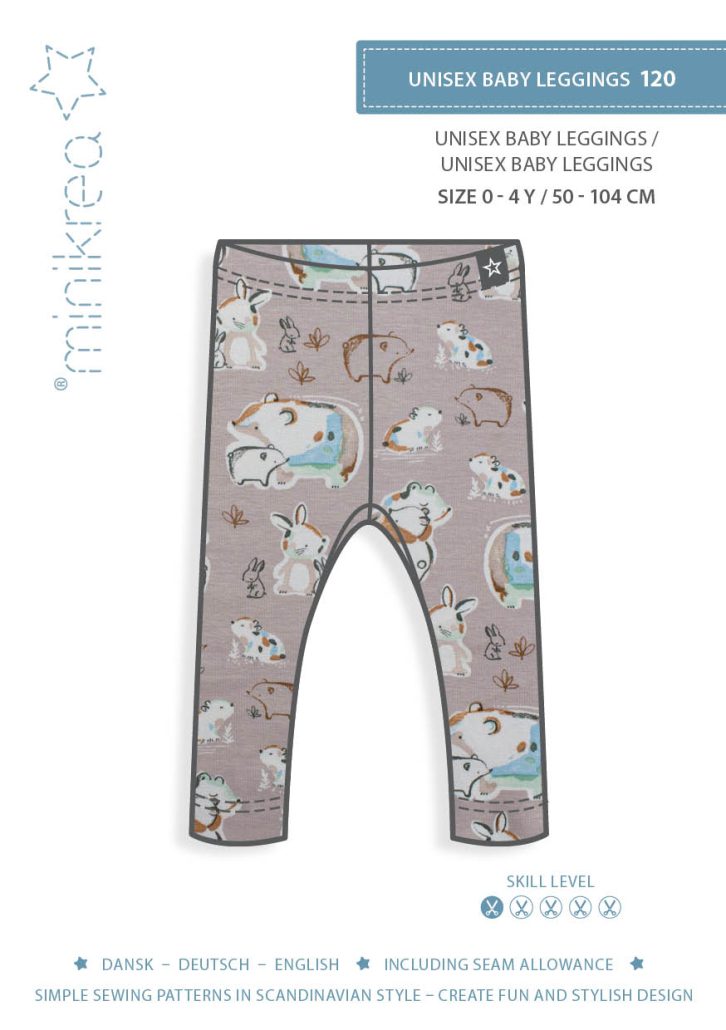 Baby Leggings - 0-4 år - Minikrea 120