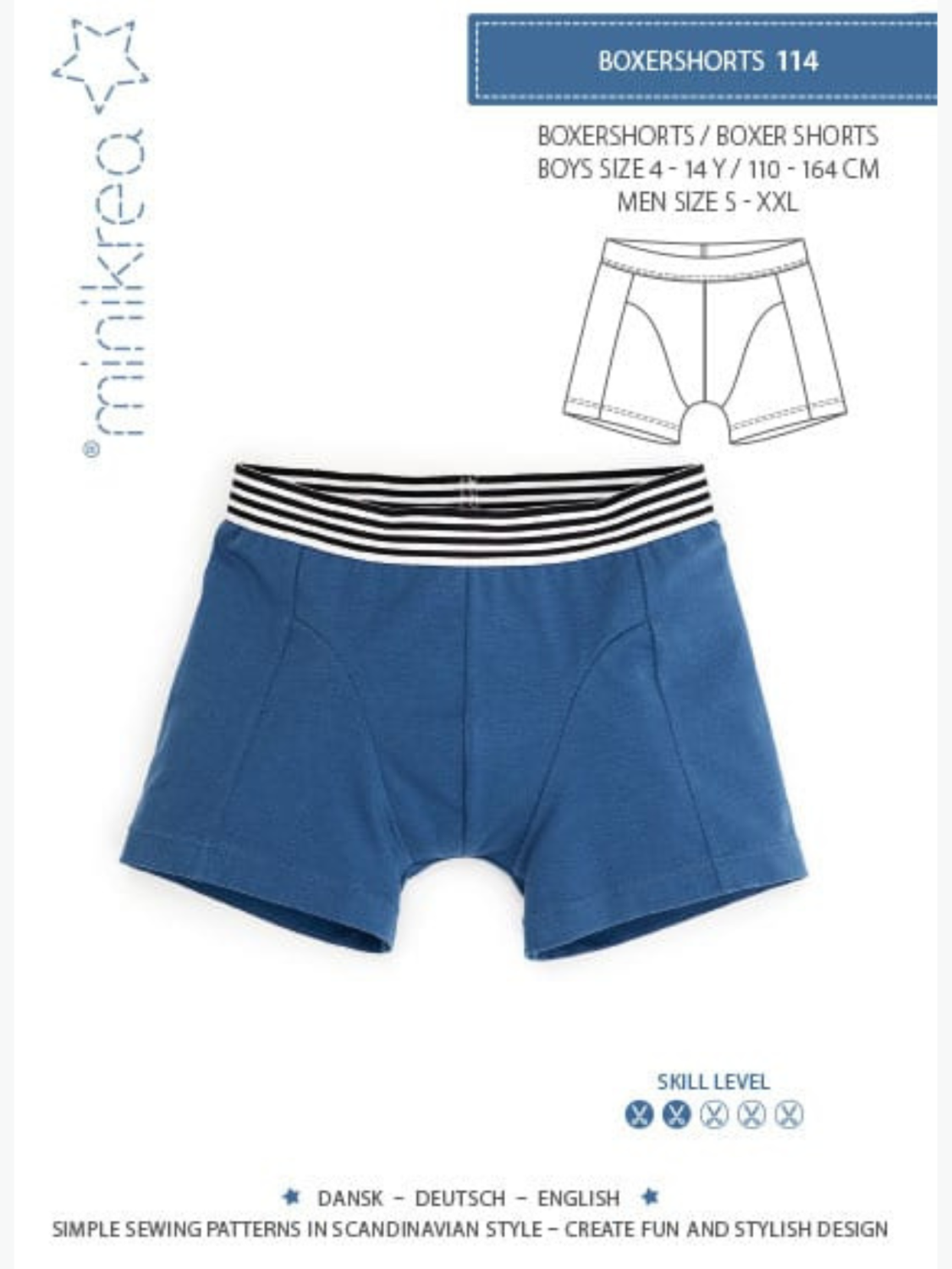 Boxershorts - 4-14 år & S-XxL Minikrea 114