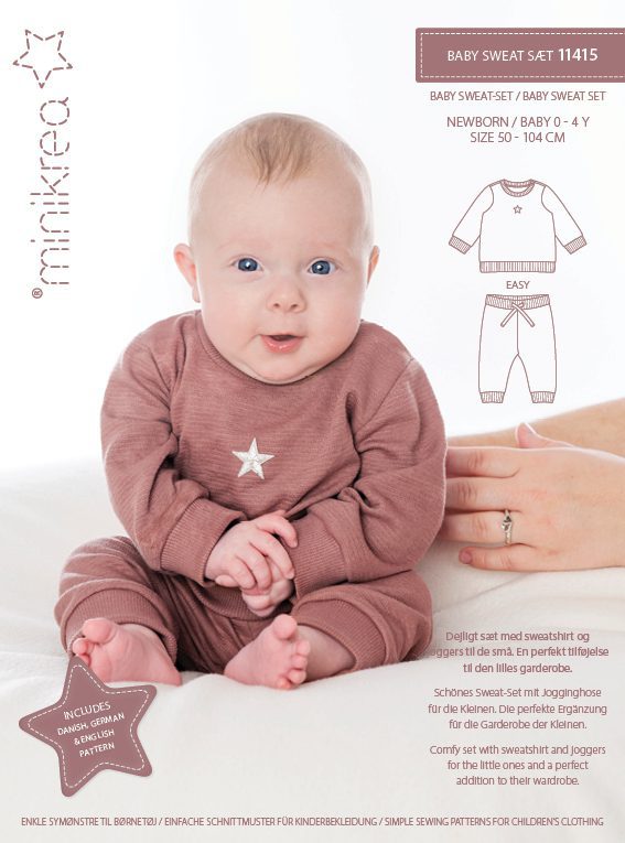 Baby-joggedress - 0-4 år- Minikrea 11415