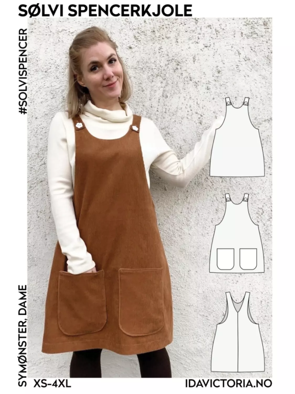 Sølvi Spencerkjole - XS-4XL - Ida Victoria