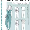 Jumpsuit med omslags-effekt - XS-XL - Onion 6020