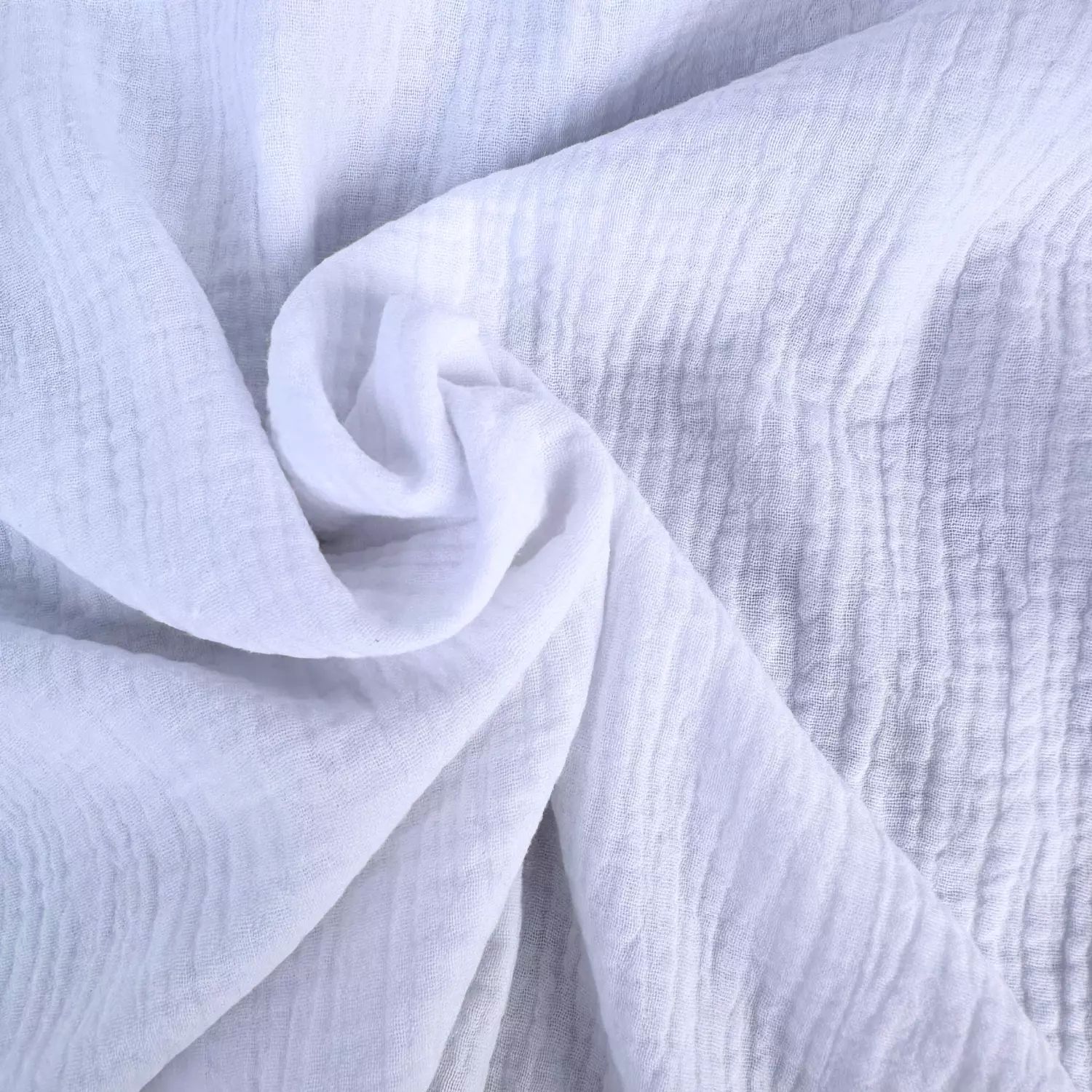 Hvit fv.001 - Økotex - Musselin