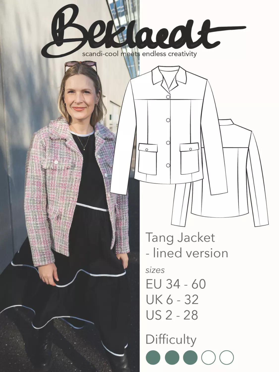 Tang, jakke, foret versjon - 34-60 - Beklaedt