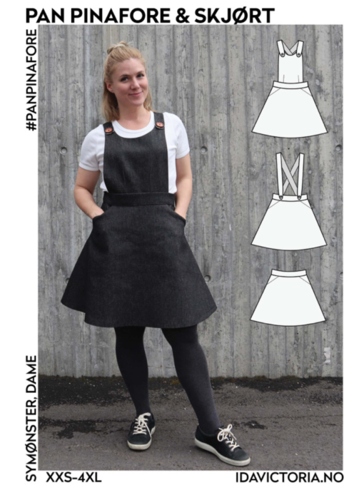 Pan pinafore & skjørt - xxs-4xl - Ida Victoria