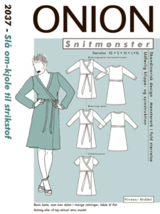 Omslagskjole til stretch - XS-XL - Onion 2037