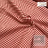 Rød/Beige col.004 - Gingham – Bomull