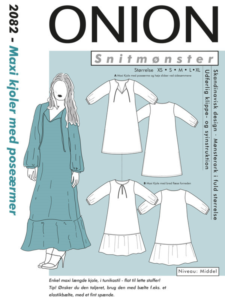 Maxikjoler med poseermer - XS-XL - Onion 2082