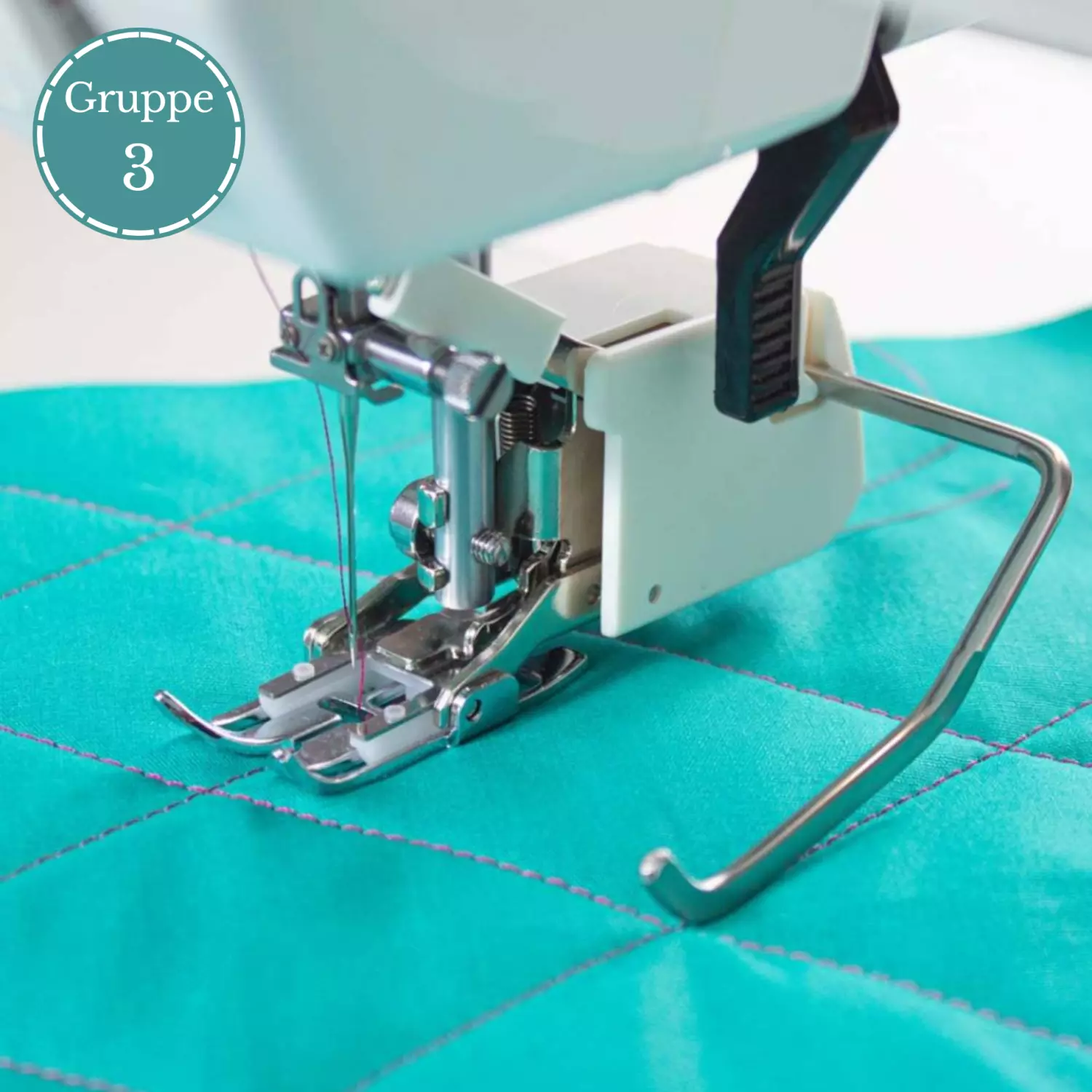 Overtransportør med quiltelinjal - Gruppe 3 - Janome
