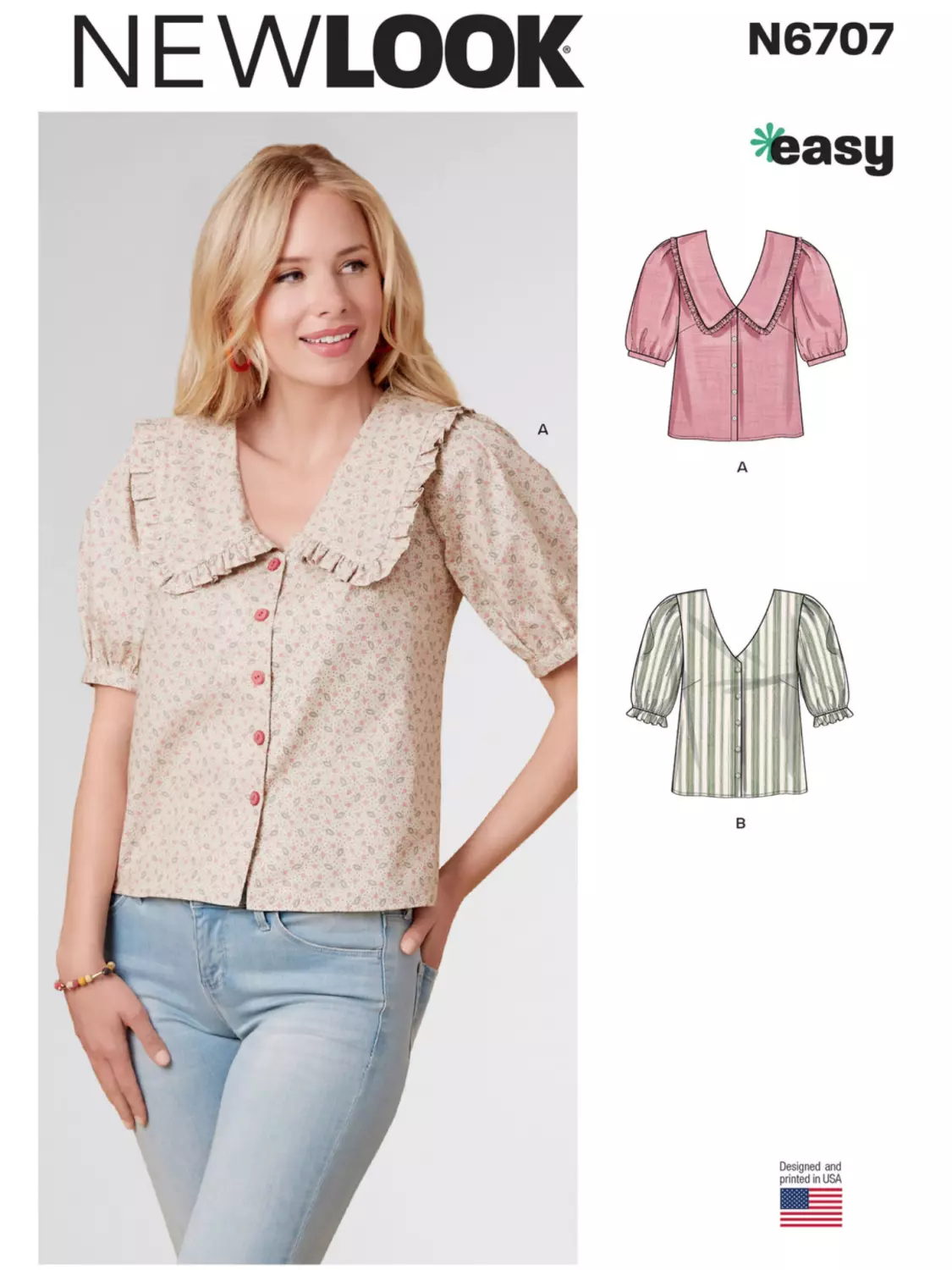 Bluse - 30-42 - New Look 6707