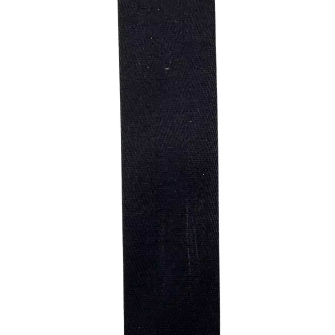 Sort - 40mm - Syntetisk - Vevd bånd