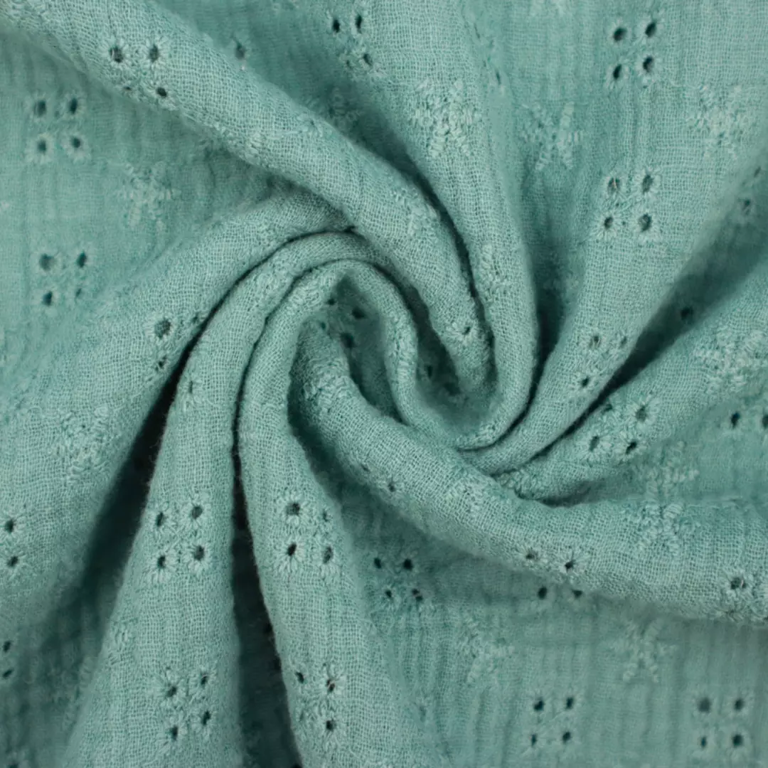 Dusty Mint 0022 – Bambino Embroidery – Bomull