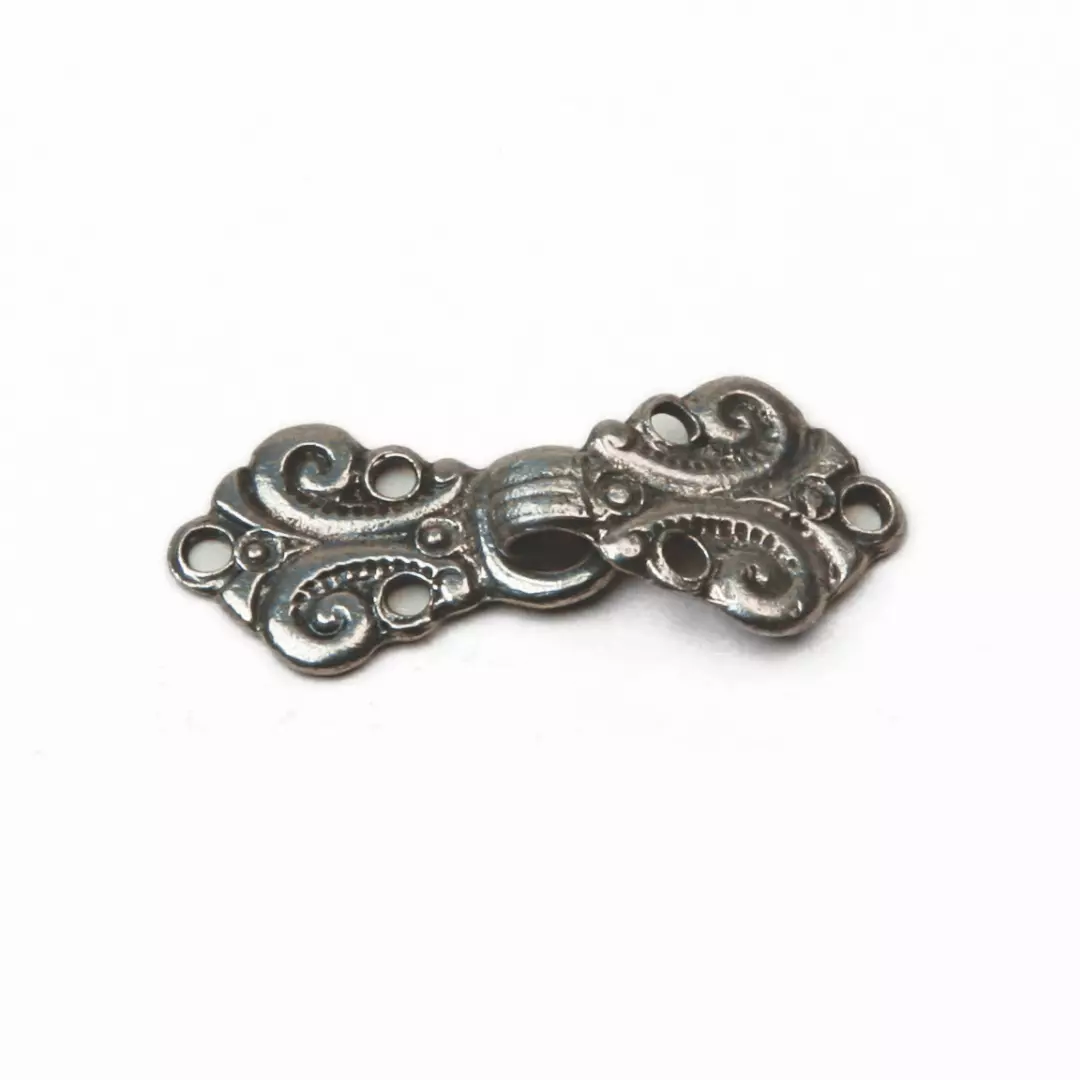 Hektelås - Gl. Sølv - 40 mm