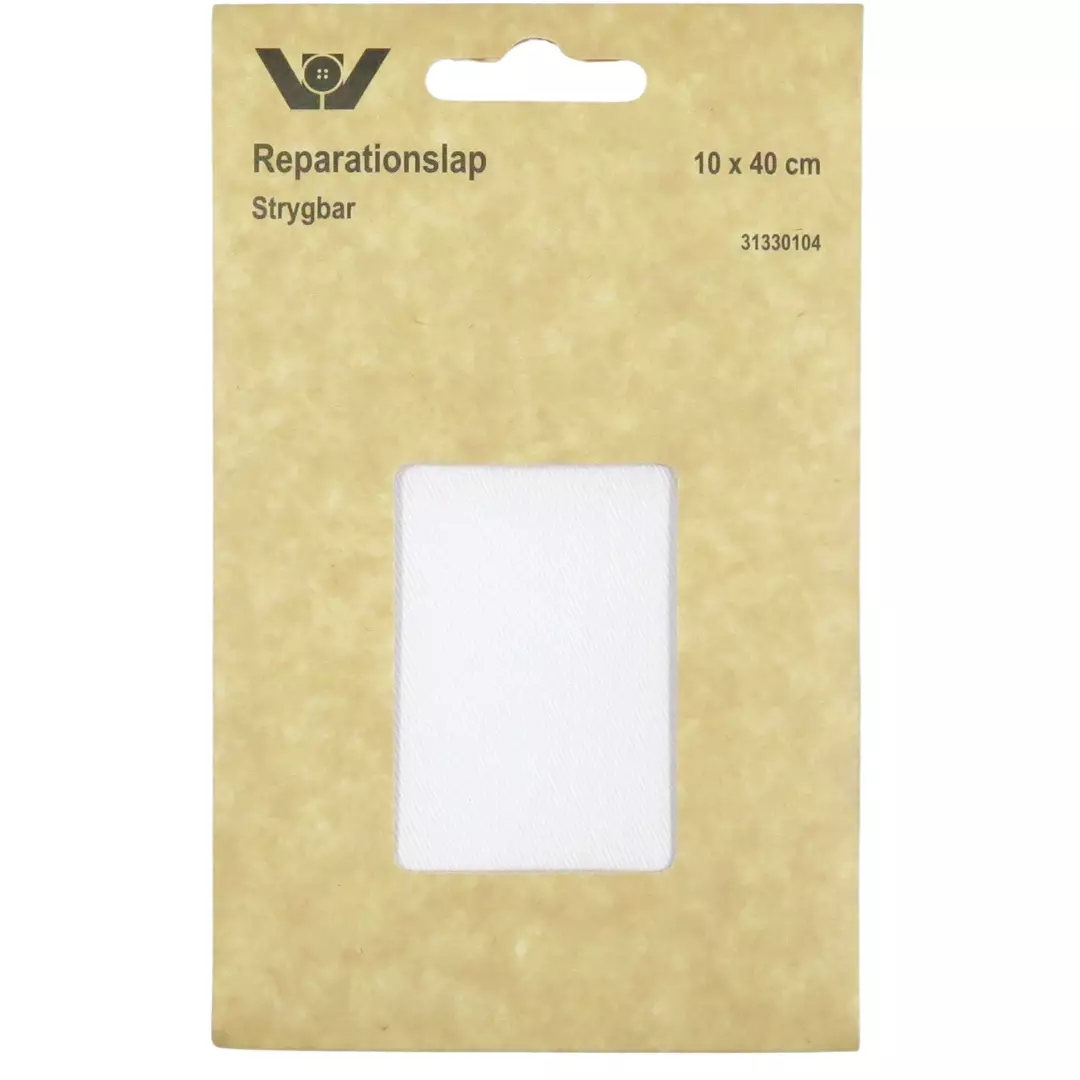 Reparasjonslapp - Bomull - Hvit