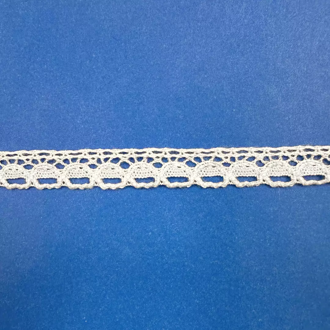 Kniplingsblonde - 9mm - Hvit