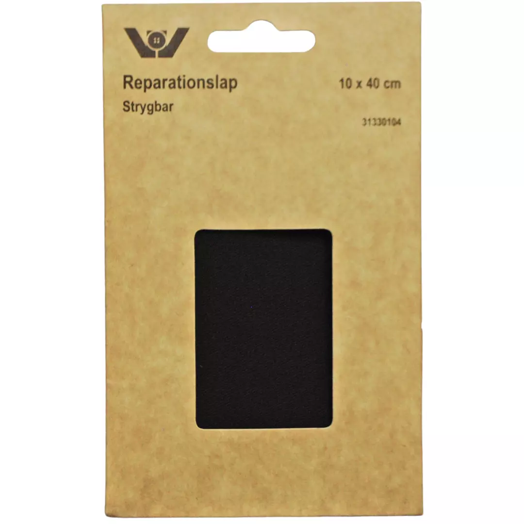 Reparasjonslapp - bomull - sort