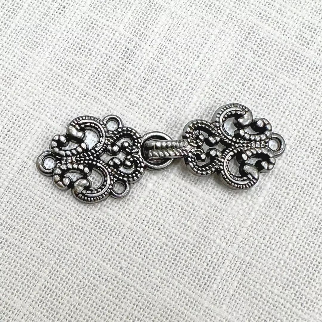 Hektelås - Gl. Sølv - 44 mm