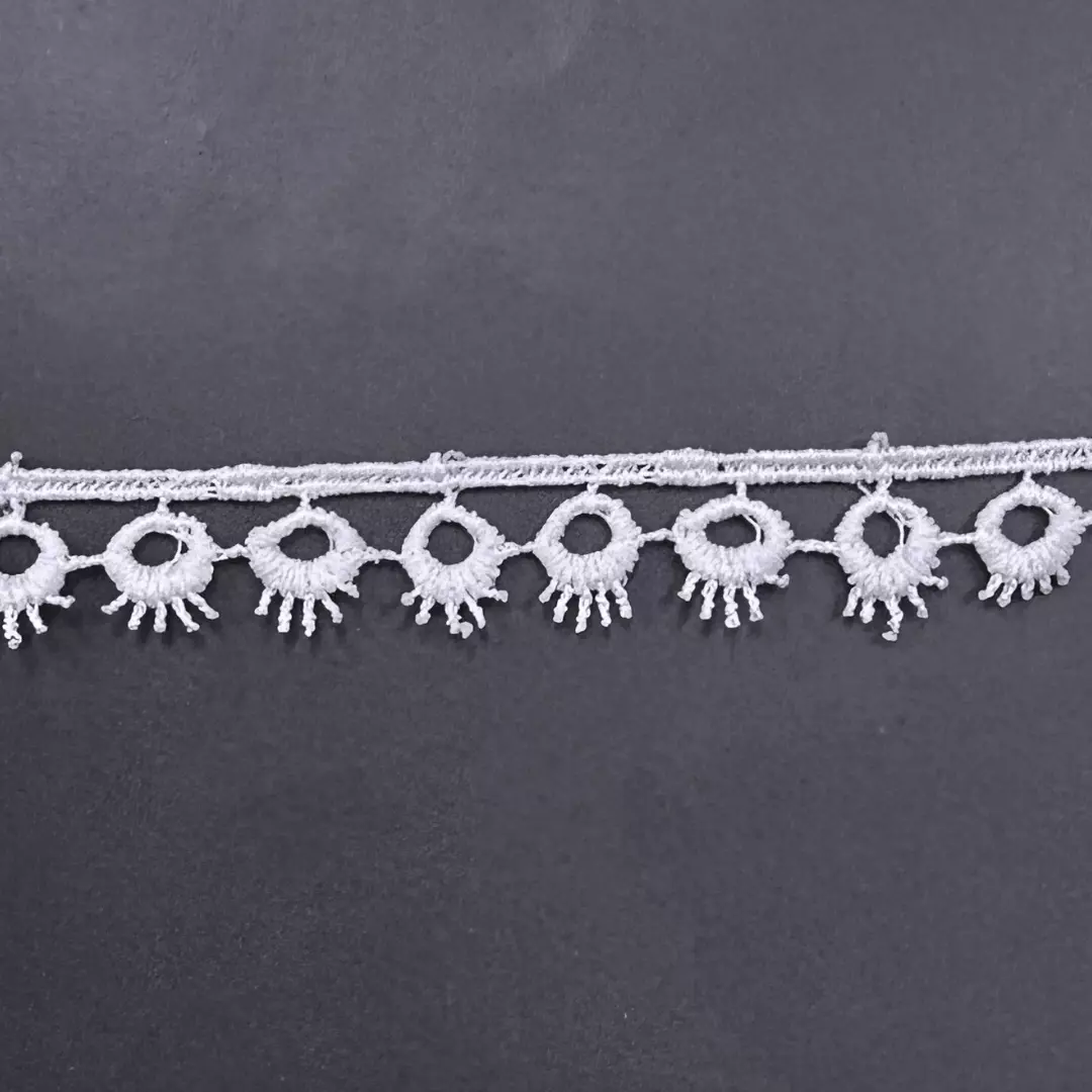 Gepyrblonde - 10mm - Hvit