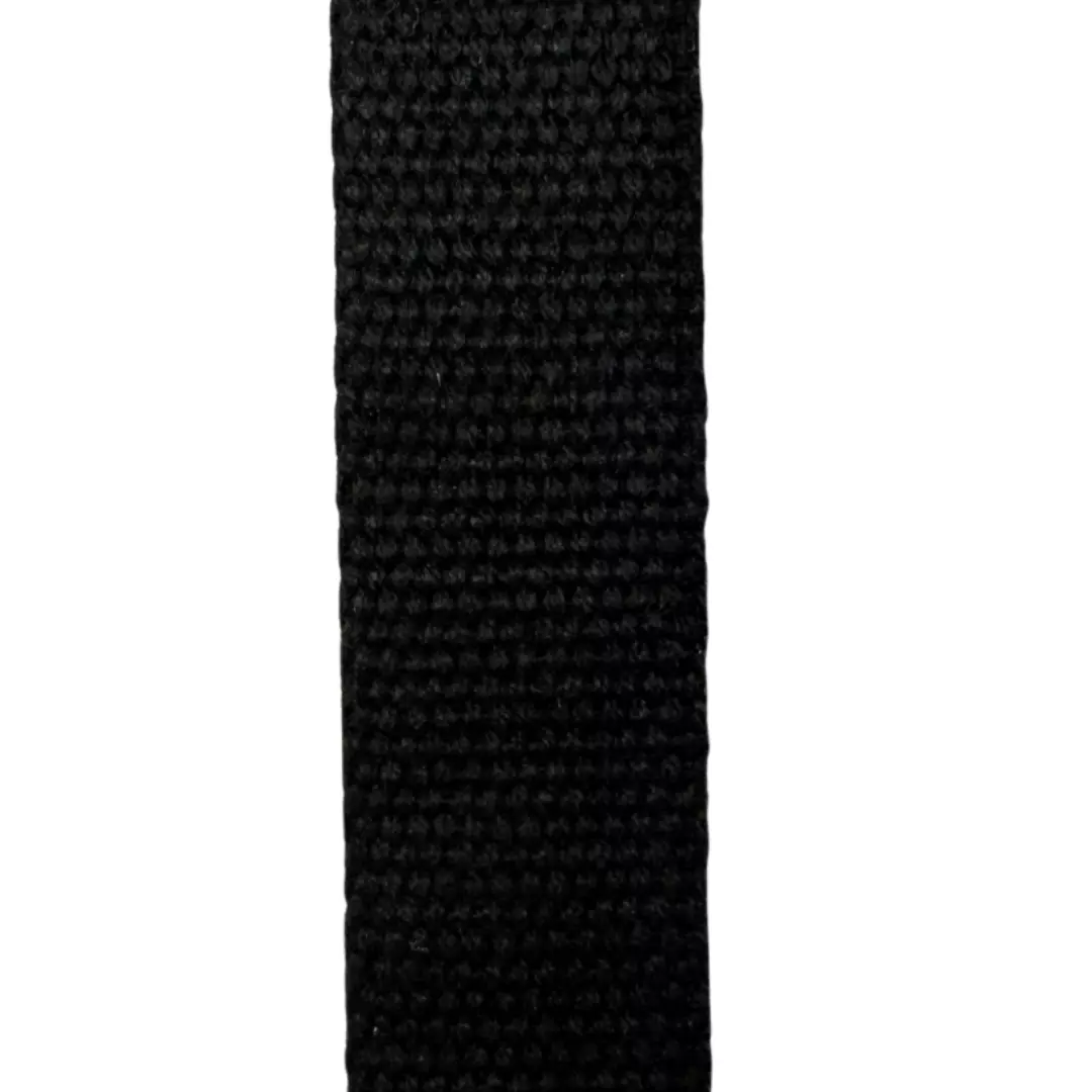 Sort – 40mm – Bomull - Gjordebånd