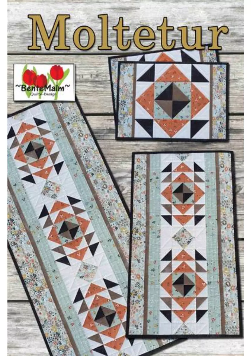 Moltetur - Løper i 2 str. & spisebrikke - Bente Malm