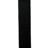 Gjordebånd - 30mm - Sort - Bomull