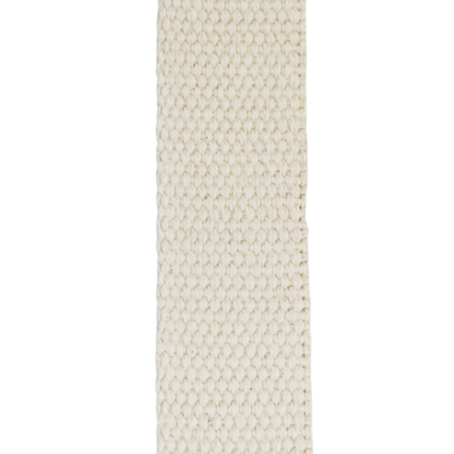 Gjordebånd – 40mm – Ecru – Bomull