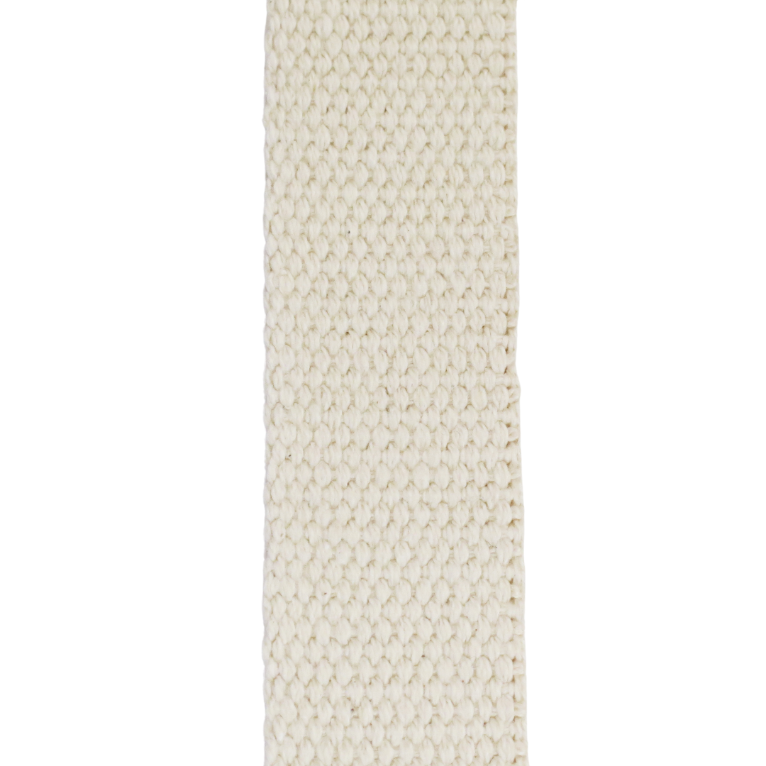 Gjordebånd – 40mm – Ecru – Bomull