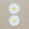 Strykemerke - 2 stk. Margeritter