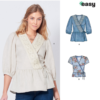 Peplum omslagstopp - 32-44 - New Look 6720