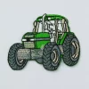 Grønn traktor – 6×6,5cm - Strykemerke