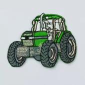 Grønn traktor – 6×6,5cm - Strykemerke