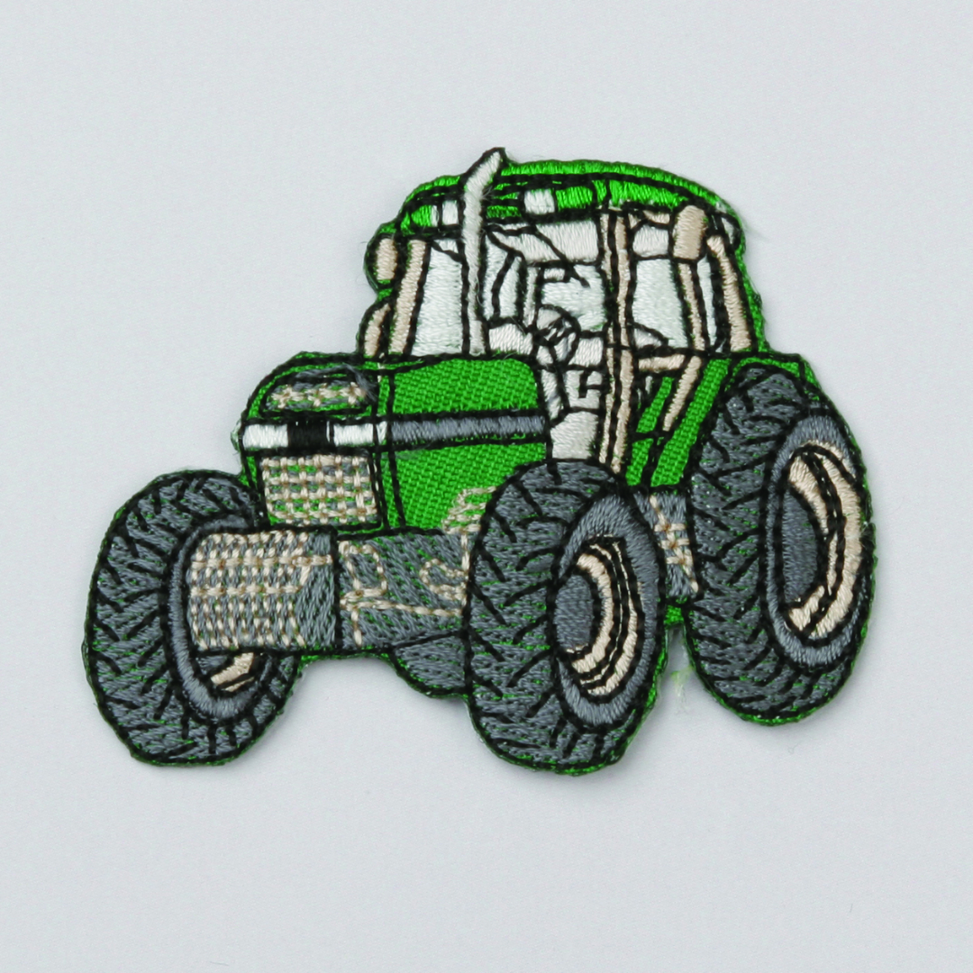 Strykemerke – Grønn traktor – 6×6,5cm