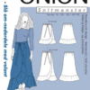 Omslagsskjørt med volang – XL-5XL – Onion 9013