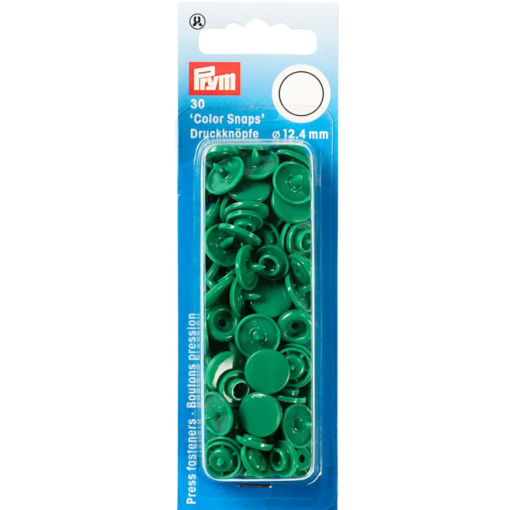 Prym Trykknapper – 12,4mm – Green
