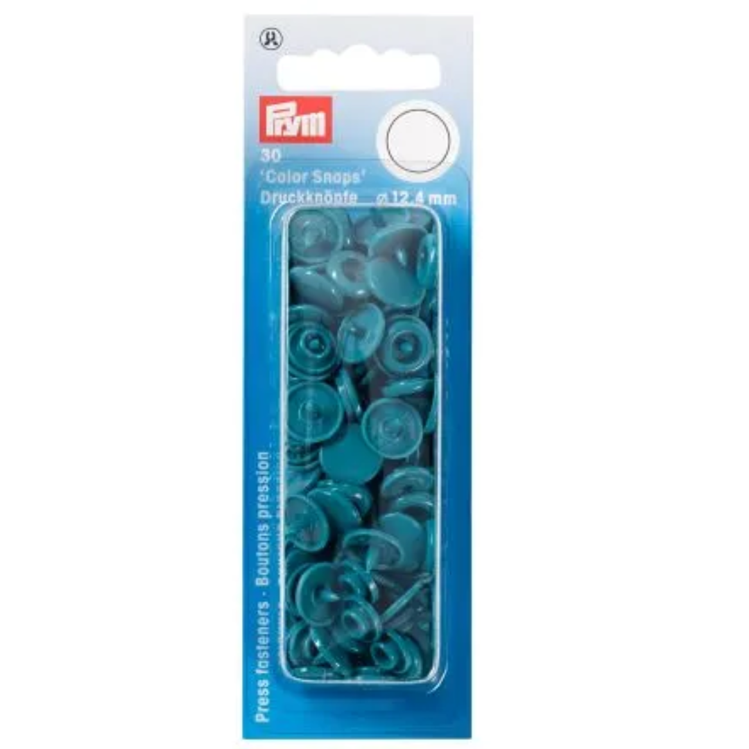 Prym Trykknapper – 12,4mm – Dark Turquoise